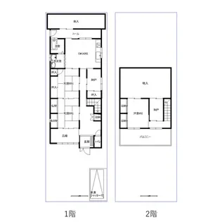 愛知県名古屋市港区錦町【一戸建】の間取り