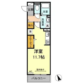D−room松葉町【3階】の間取り