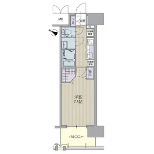 パルティール笠寺【3階】の間取り