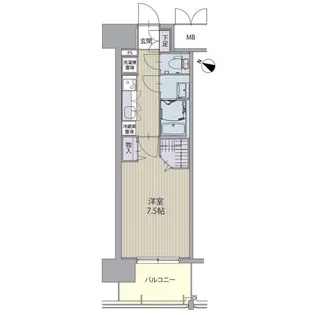 パルティール笠寺【3階】の間取り