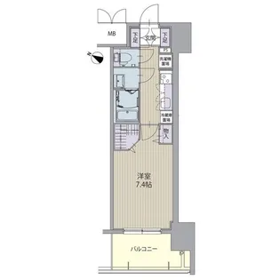 パルティール笠寺【3階】の間取り