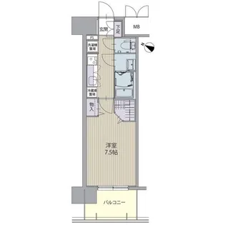 パルティール笠寺【4階】の間取り