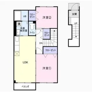 ソレーイユ【2階】の間取り
