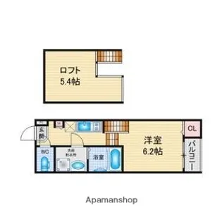 ジラソーレ【1階】の間取り
