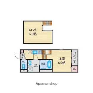 ジラソーレ【2階】の間取り