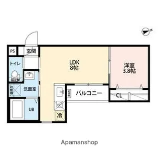 robot home鶴里2【2階】の間取り