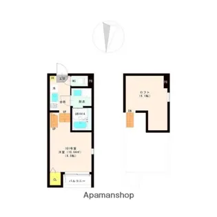 ポラリス星宮【1階】の間取り