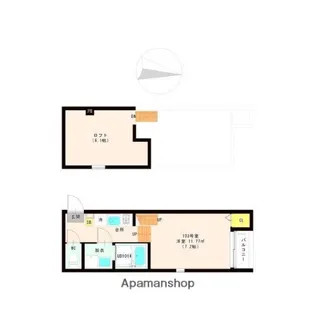 ポラリス星宮【1階】の間取り