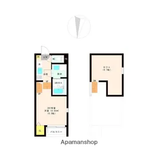 ポラリス星宮【2階】の間取り