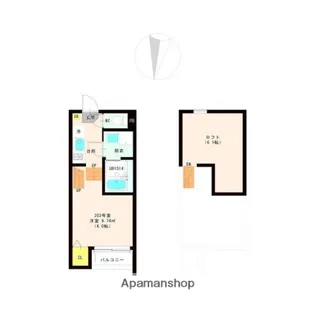 ポラリス星宮【2階】の間取り