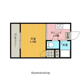 ハイム桜台【2階】の間取り