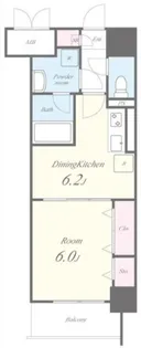 ル・ソレイユ【8階】の間取り