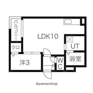 JACK KASADERAⅠ【2階】の間取り