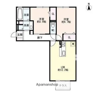 Cielo(シエロ)【1階】の間取り
