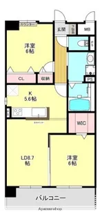 (仮称)港区当知オーナールーム付マンション【3階】の間取り