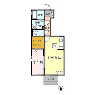ベリル・マーチ【1階】の間取り