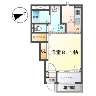 RH 柳川【1階】の間取り