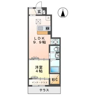 ツインズライズ【1階】の間取り