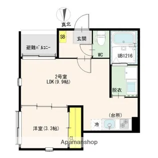 MUSUBI【3階】の間取り