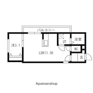 agri foglio【3階】の間取り