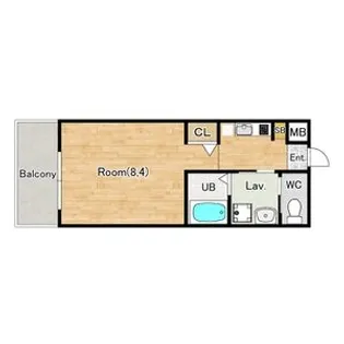 ピーステン名駅南【2階】の間取り