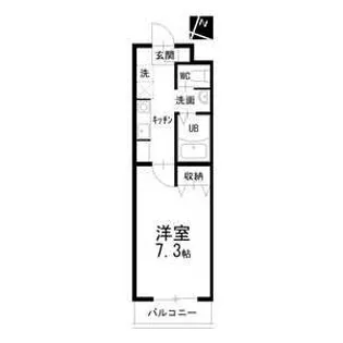 名古屋七条エンブルコート【405号室】の間取り