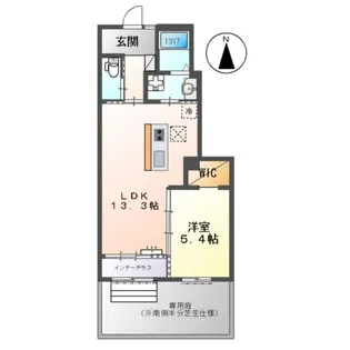マドレ【1階】の間取り