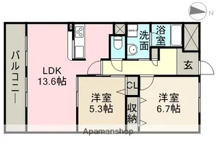 NEO CORONET【4階】の間取り
