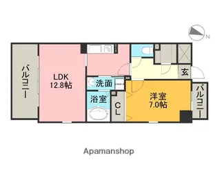 タワービレッジ【1階】の間取り