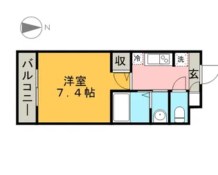 エスポワールツツミ【2階】の間取り