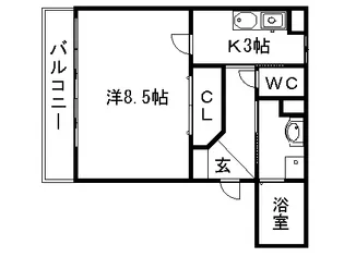 マルトピア九重2【1階】の間取り