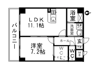 サンシャインタナカ【3階】の間取り