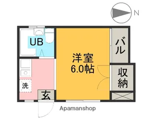 スカイハイツハーバ【3階】の間取り