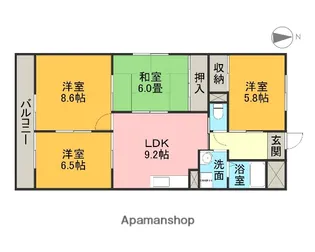 グランドステージNAKANO【3階】の間取り