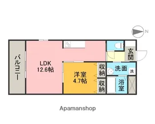 セゾン小碓【3階】の間取り