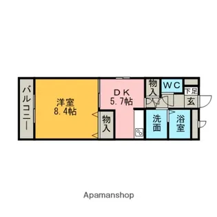 SUNFIT【4階】の間取り