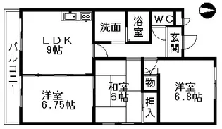 ロジュマンK【201号室】の間取り