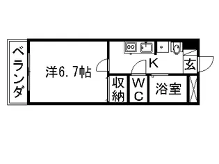 アヴィニョン【3階】の間取り