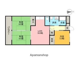 レジデンス光和Ⅱ【7階】の間取り
