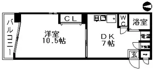 シーブリーズ東海【6階】の間取り