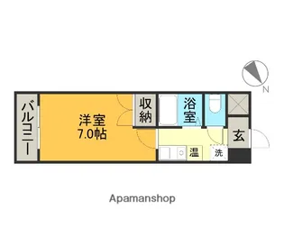 リバティハイツ白鳥【2階】の間取り