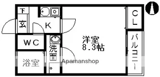 リブレア三番町【1階】の間取り