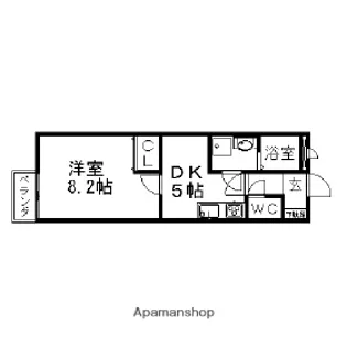 リナシメントA棟【1階】の間取り