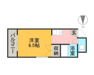 ノアール築地【2階】の間取り