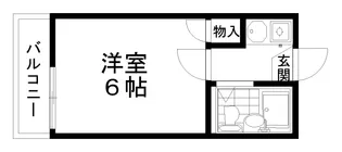 シャイン鳴尾【204号室】の間取り