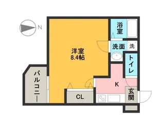 シャムロック桜【2階】の間取り
