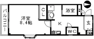 メゾン オリーブ【1階】の間取り