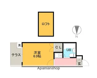 プライム東海通【1階】の間取り