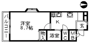 カターラ【3階】の間取り