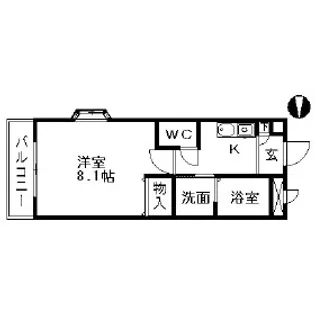 メゾン ド ソワ【2階】の間取り